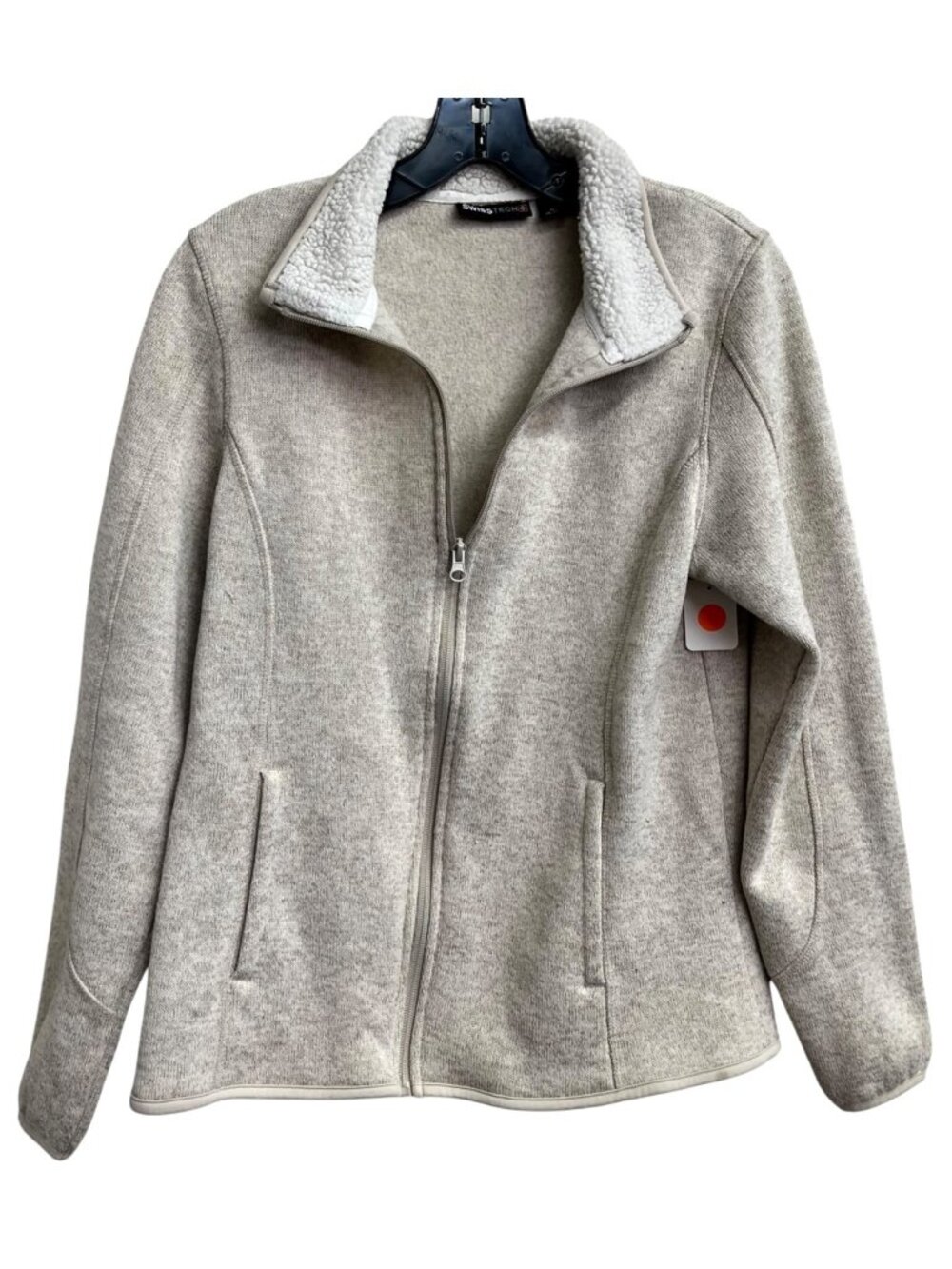 Swiss Tech Women's Full-Zip Sherpa-Lined Jacket SZ M